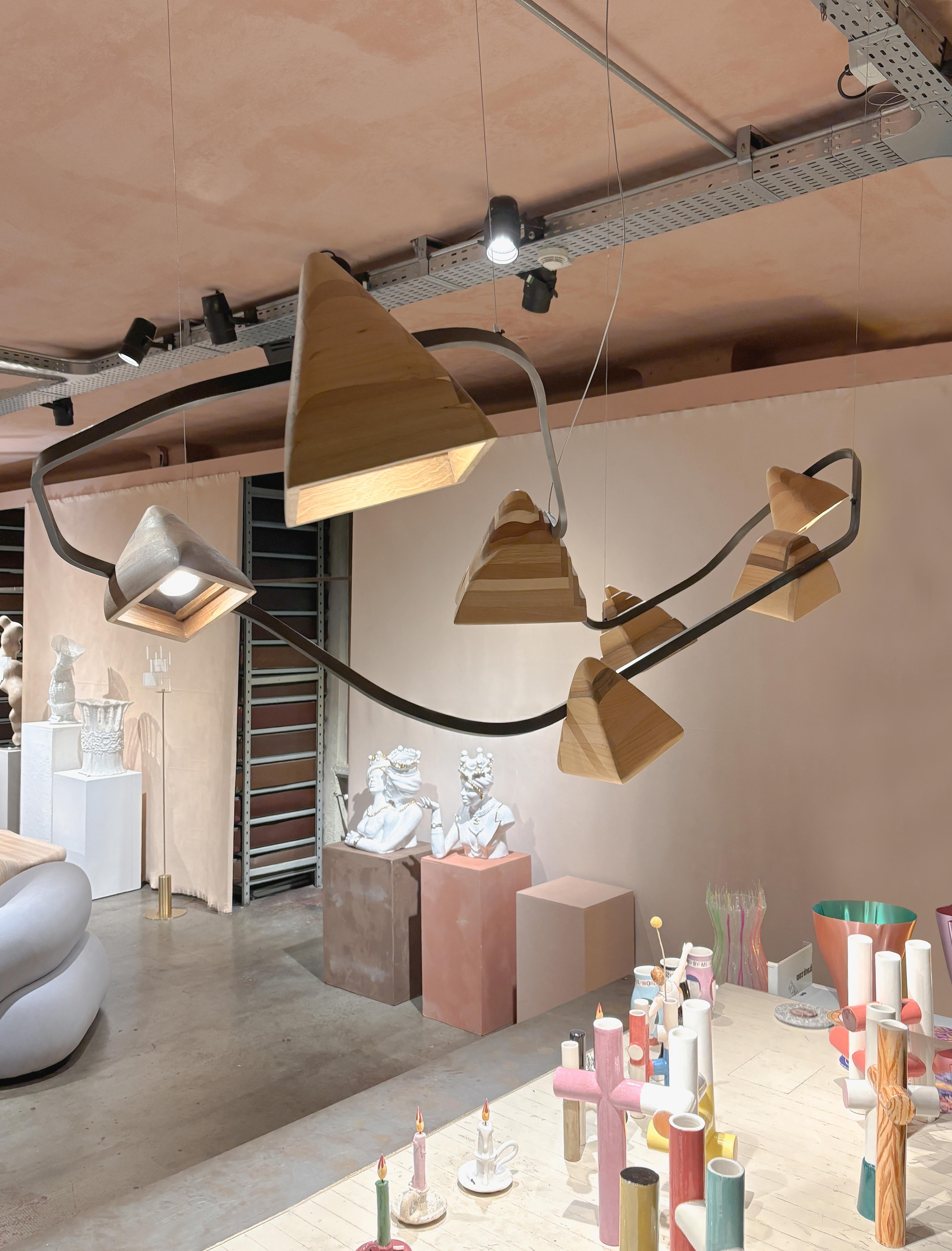 Contemporary Suspension ‘Pool Table Light’ by Andrea Zambelli & Morghen Studio For Sale 4