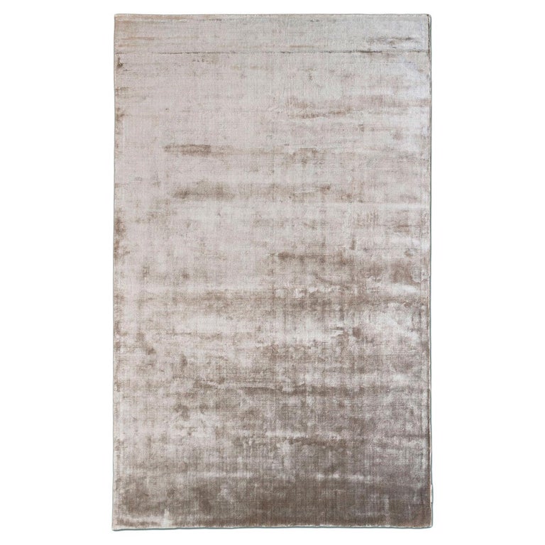 Contemporary Sustainable Shiny Light Beige Rug by Deanna Comellini ...