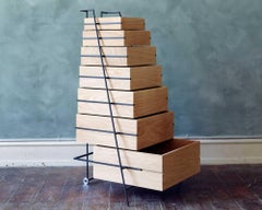 FRAMA Contemporary Scandinavian Japanese Minimal Design Sutoa Drawer Solid Oak