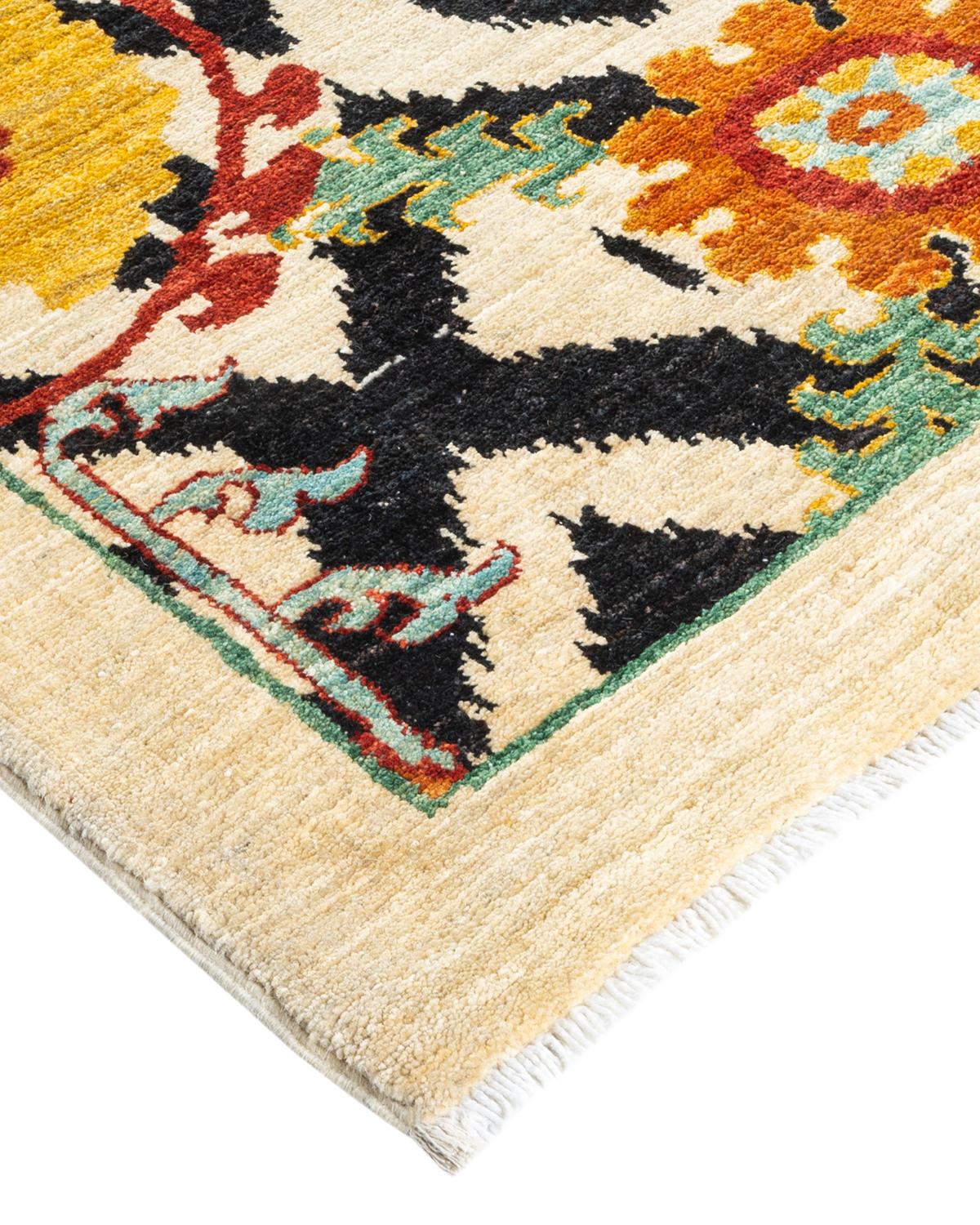 Fresh, spirited, and above all, luxurious, the rugs of the Modern collection can invigorate a traditional room as gracefully as they can ground a more contemporary space. The opulent pattern in this rug is derived from the rich tradition of Turkish