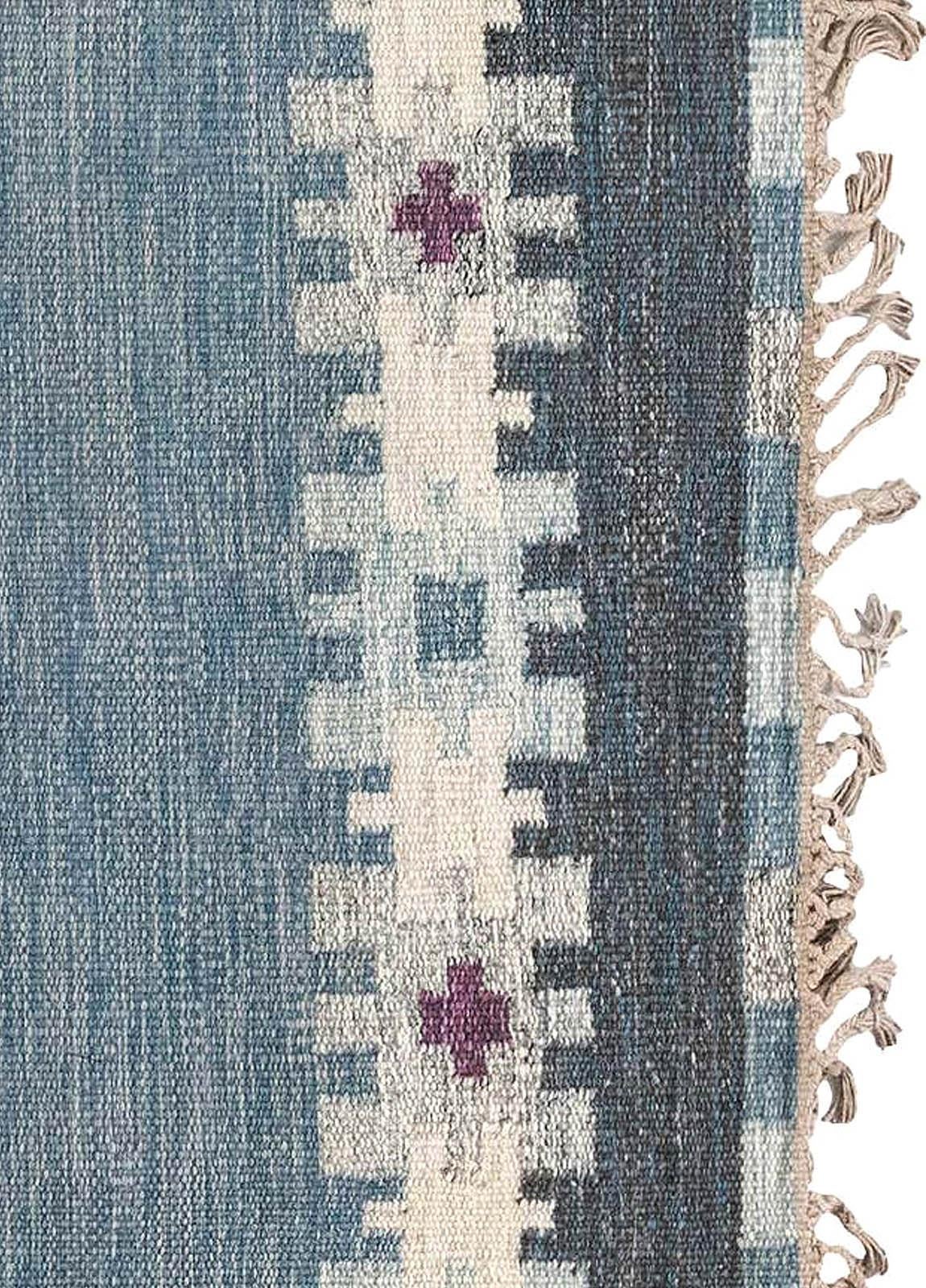 Tappeto a trama piatta dal design svedese contemporaneo di Doris Leslie Blau In condizioni Nuovo in vendita a New York, NY