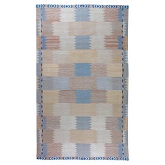 Contemporary Swedish Design Flat-Weave Wool Rug by Doris Leslie Blau
