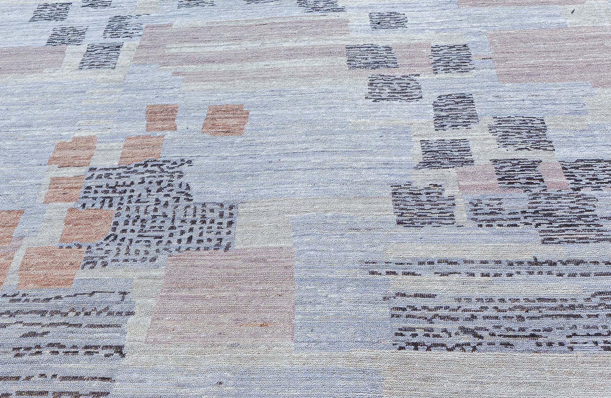 Hand-Knotted Contemporary Swedish Design Rug by Doris Leslie Blau For Sale