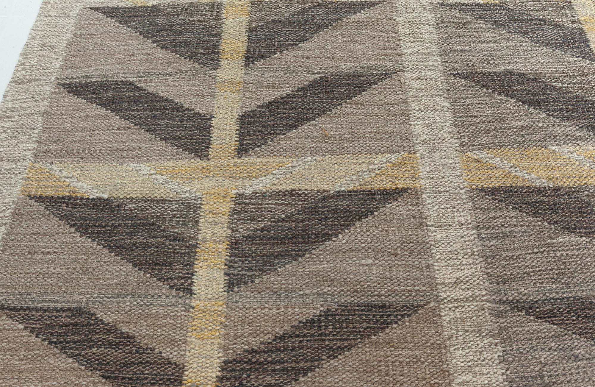 Contemporary Swedish Flat Weave Rug von Doris Leslie Blau
Größe: 11'9