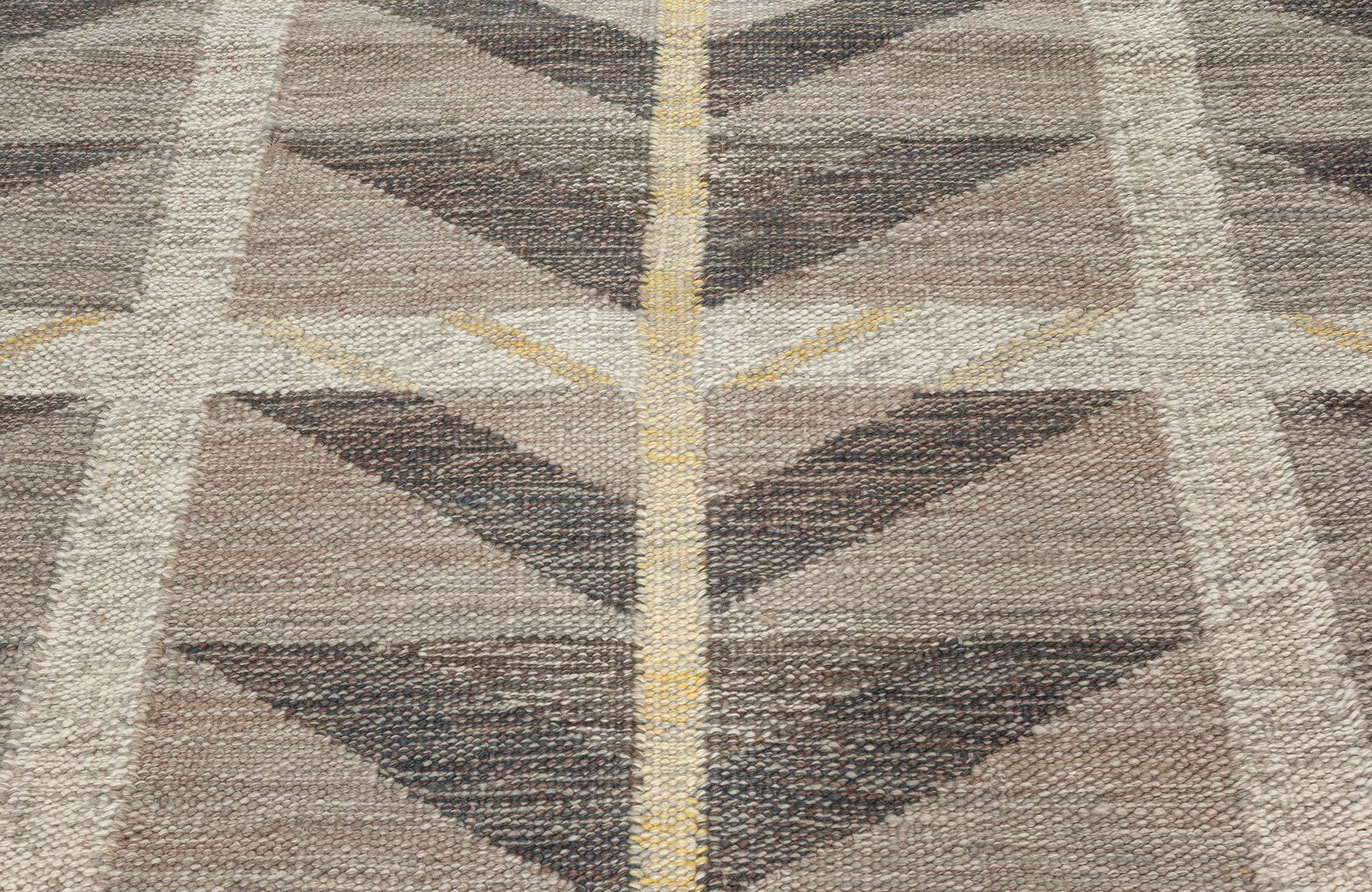Scandinavo Tappeto svedese contemporaneo a trama piatta di Doris Leslie Blau in vendita