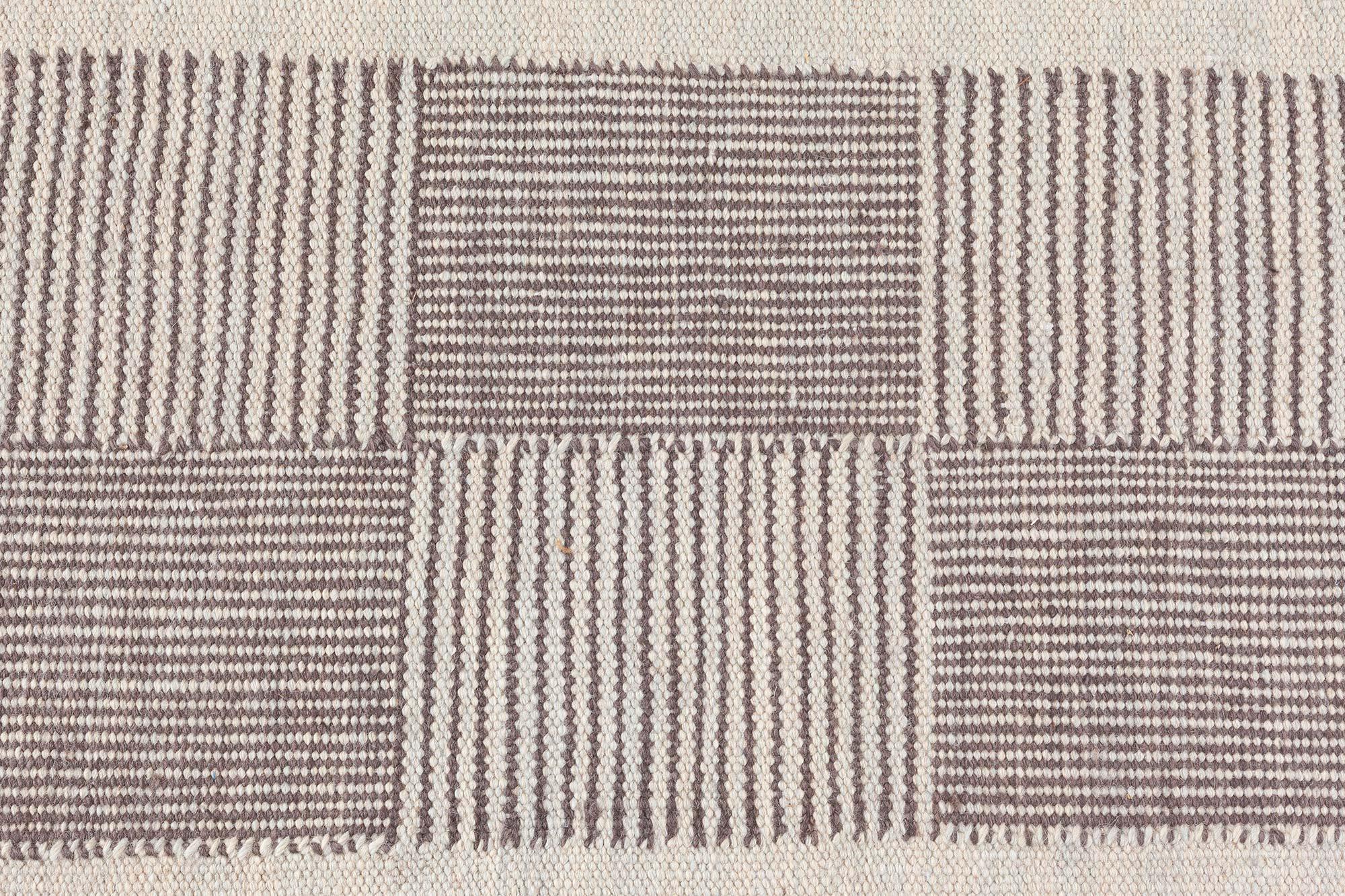 Contemporary Swedish Flat-Weave Wool Runner
Size: 3'1