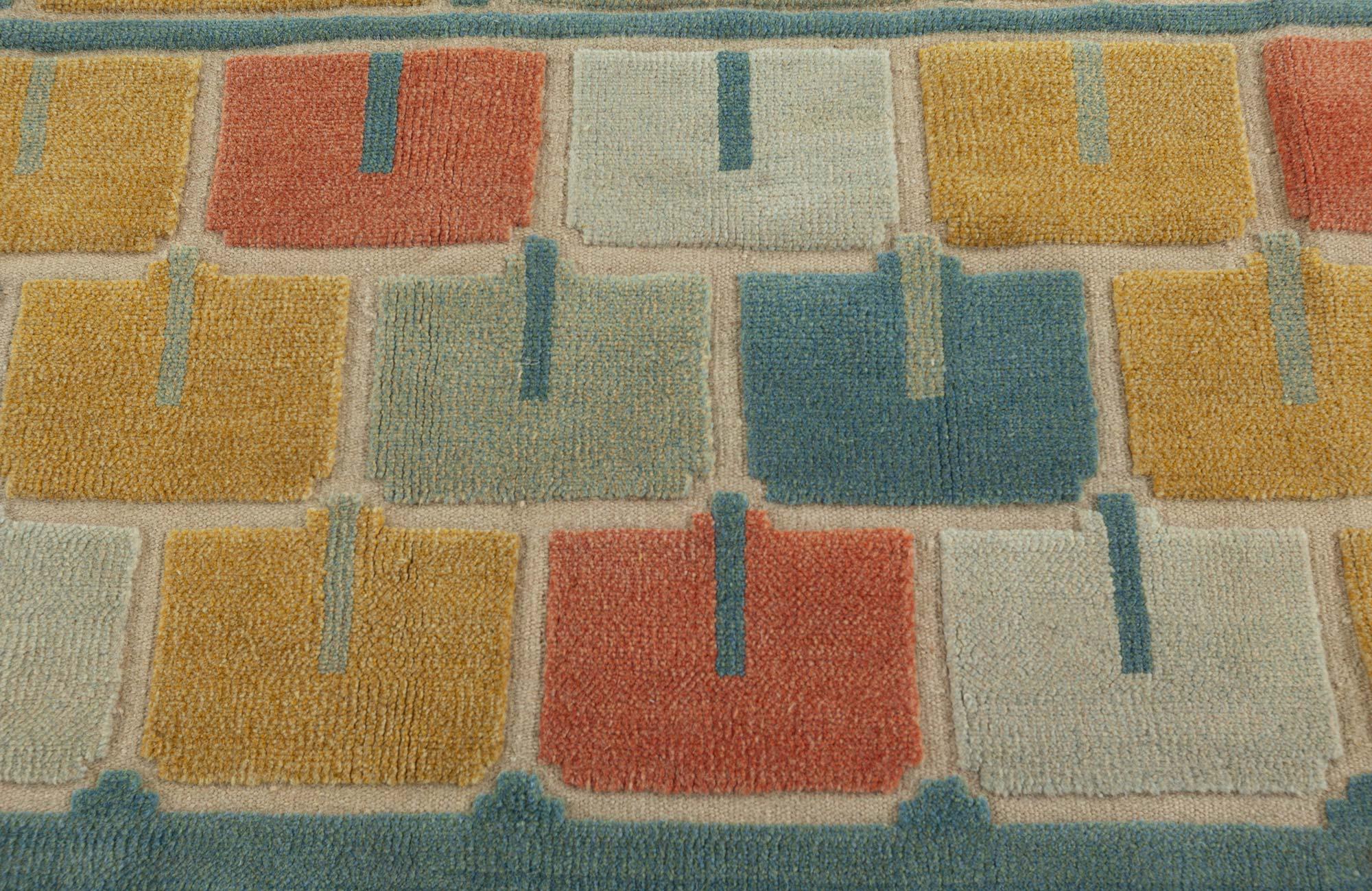 Medio pelo en negrita de inspiración sueca contemporánea por Doris Leslie Blau Escandinavo moderno en venta