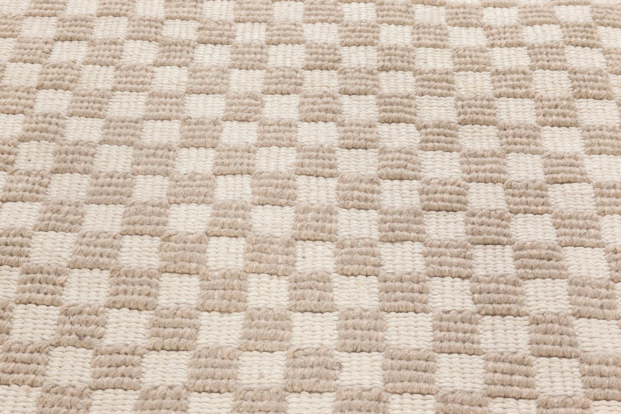 Moderno Tappeto geometrico per esterni e interni di ispirazione svedese contemporanea di Doris Leslie Blau in vendita