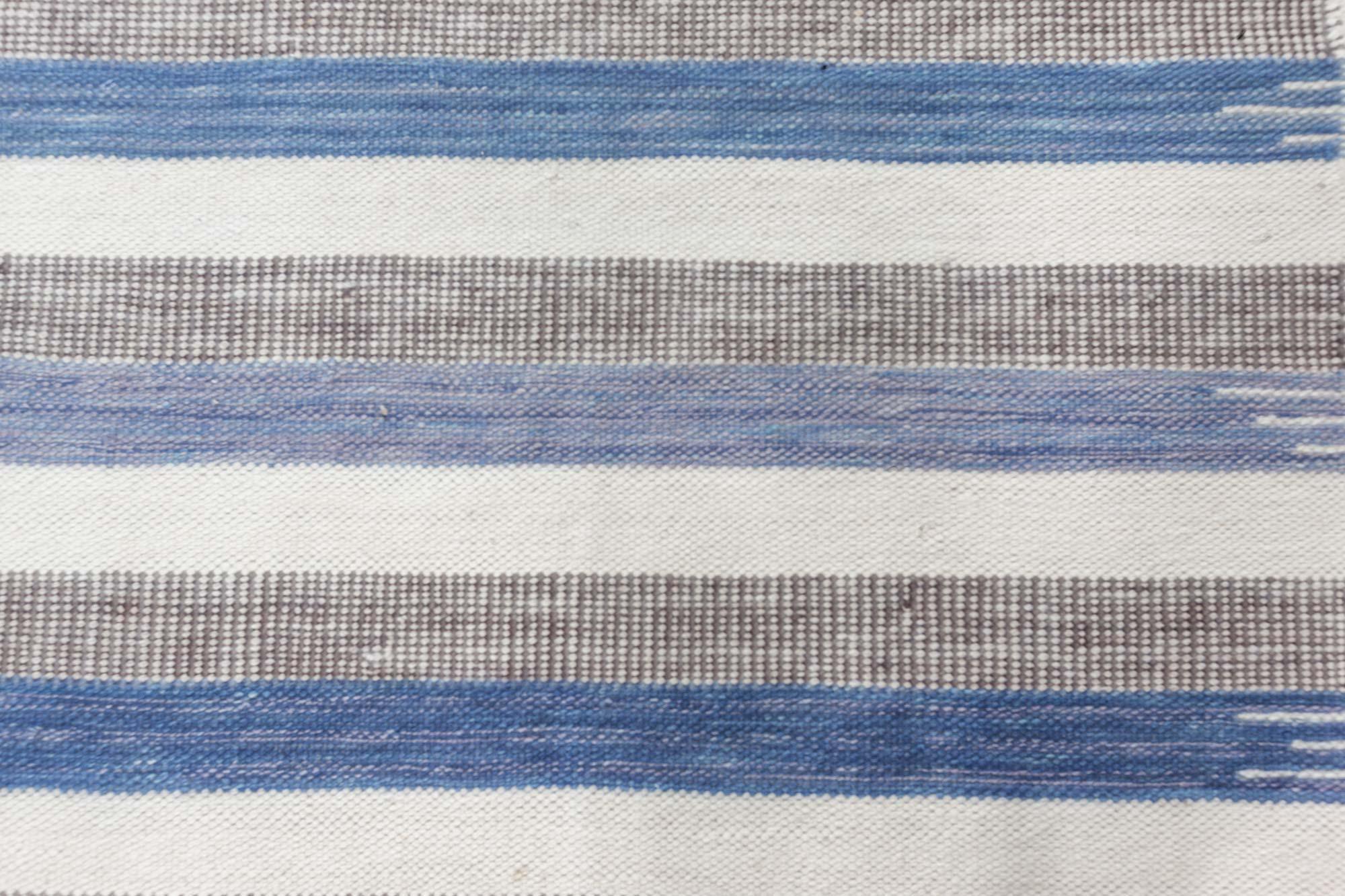 Contemporary swedish striped rug by Doris Leslie Blau
Size: 4'2