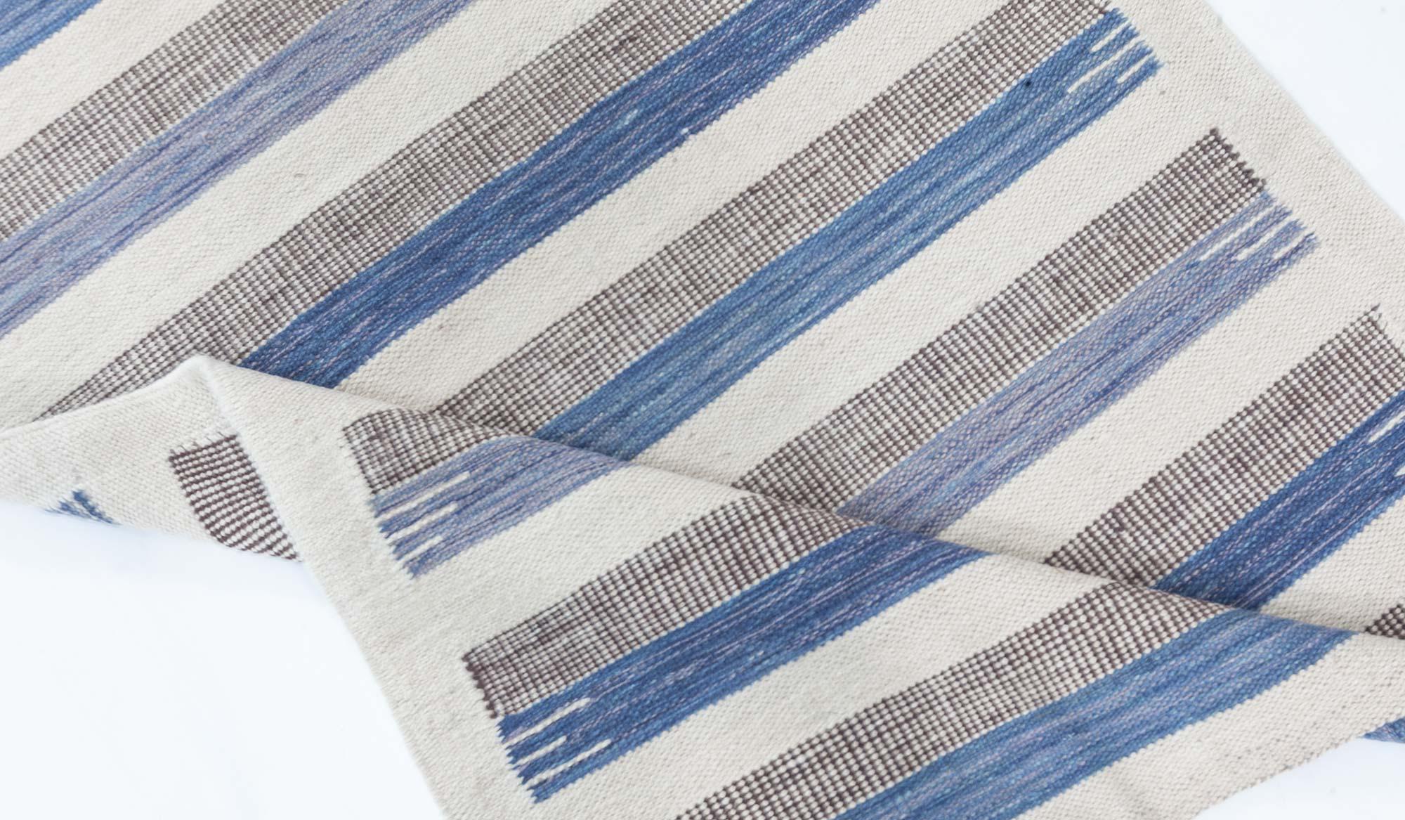Contemporary Swedish Striped Rug by Doris Leslie Blau In New Condition In New York, NY