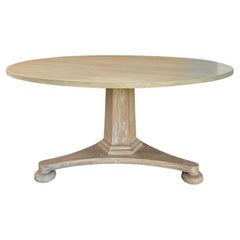 Contemporary Swedish Style Pedestal Dining Table