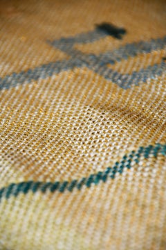 Zeitgenössischer schwedischer Wandteppich in Gelb, Braun und Gold Puzzle Drei