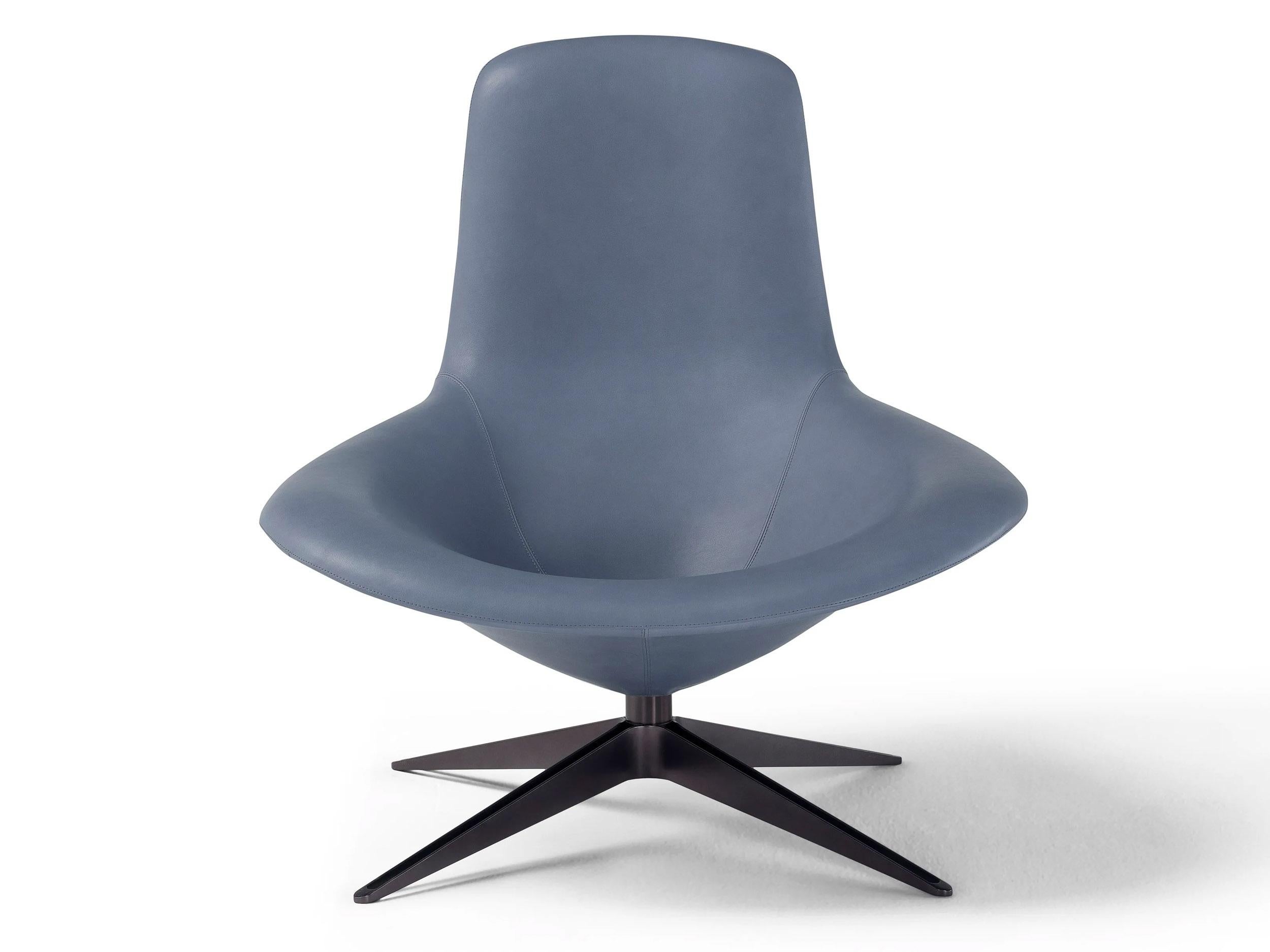 Contemporary Swivel Armchair 'Medea' by Amura Lab For Sale 6