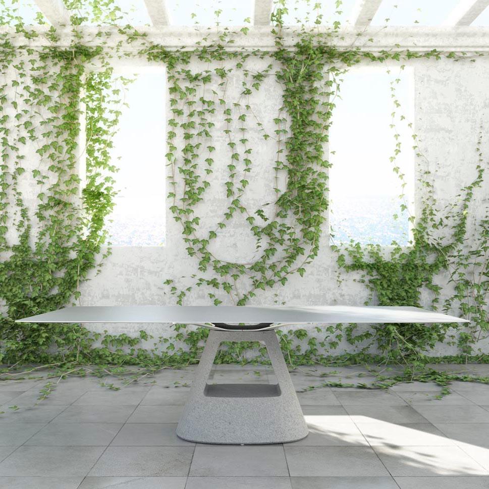 Table contemporaine B de Konstantin Grcic en pierre pour BD Barcelona en vente 4