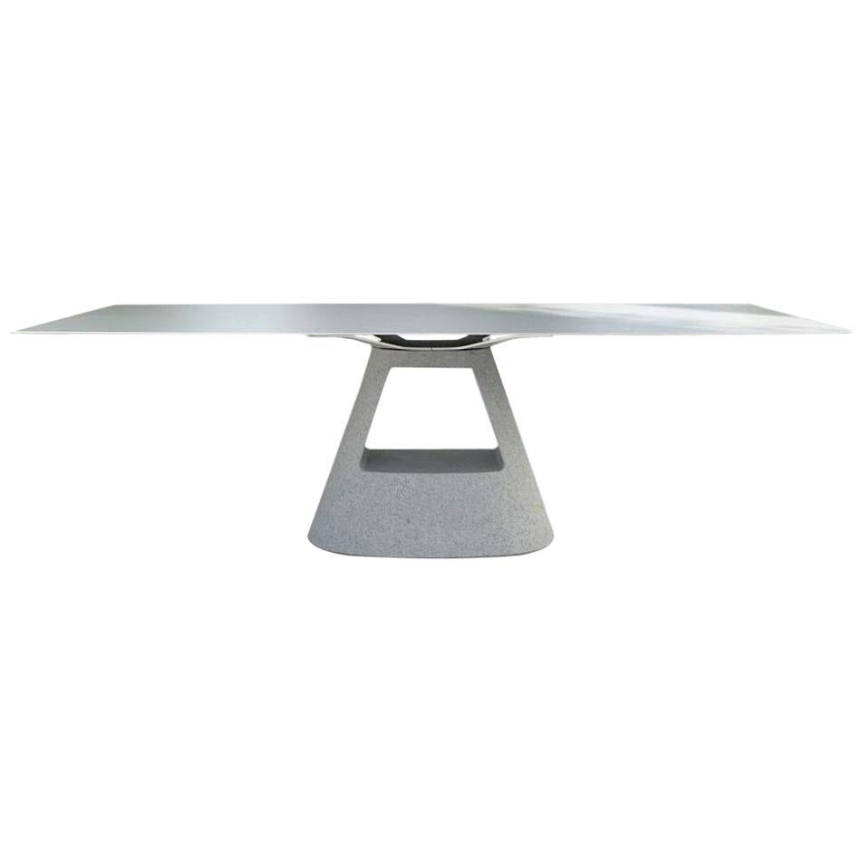 Contemporary Table B by Konstantin Grcic in Stone for BD Barcelona For Sale
