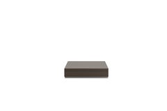 Contemporary Central Table Veneered in Walnut with Metal Base