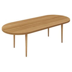 Contemporary Table 'Groove' by DK3, 200cm, Oak, More Wood Finishes