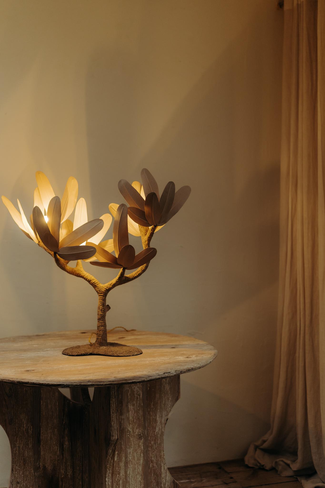 every lamp that José Esteves, French artist, makes is a unique piece,
he finds his inspiration in nature ... I love his poetic eye ...