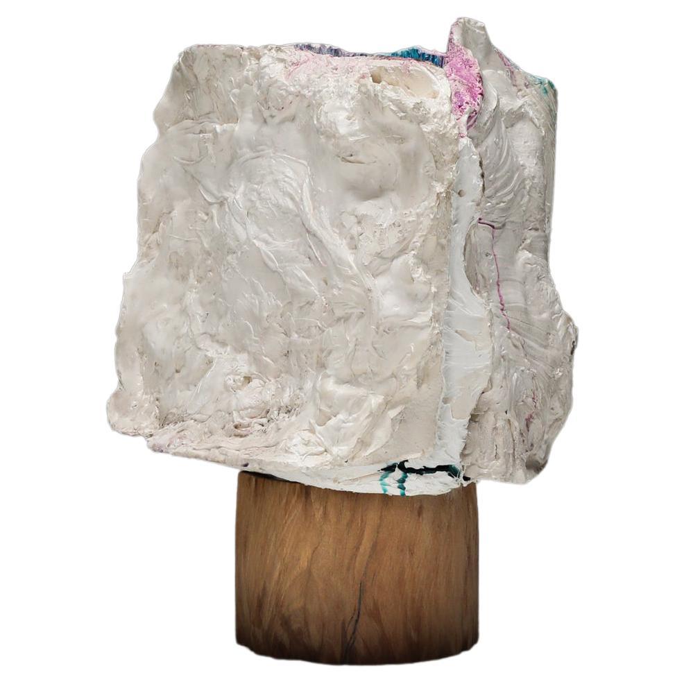 Contemporary Table Lamp by Lionel Jadot 'Plaster Trash A' Belgian Art and Design