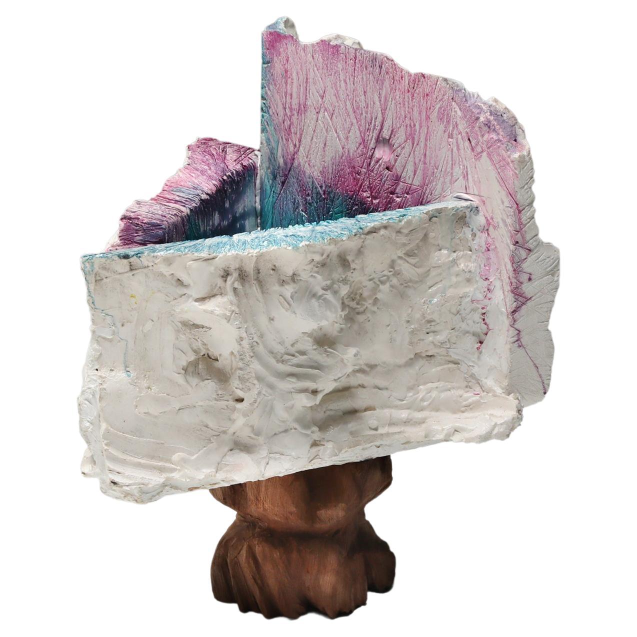 Contemporary Table Lamp by Lionel Jadot 'Plaster Trash B' Belgian Art and Design For Sale