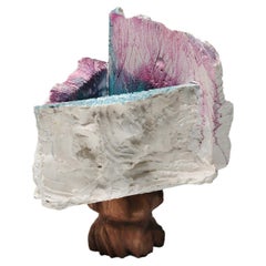 Contemporary Table Lamp by Lionel Jadot 'Plaster Trash B' Belgian Art and Design