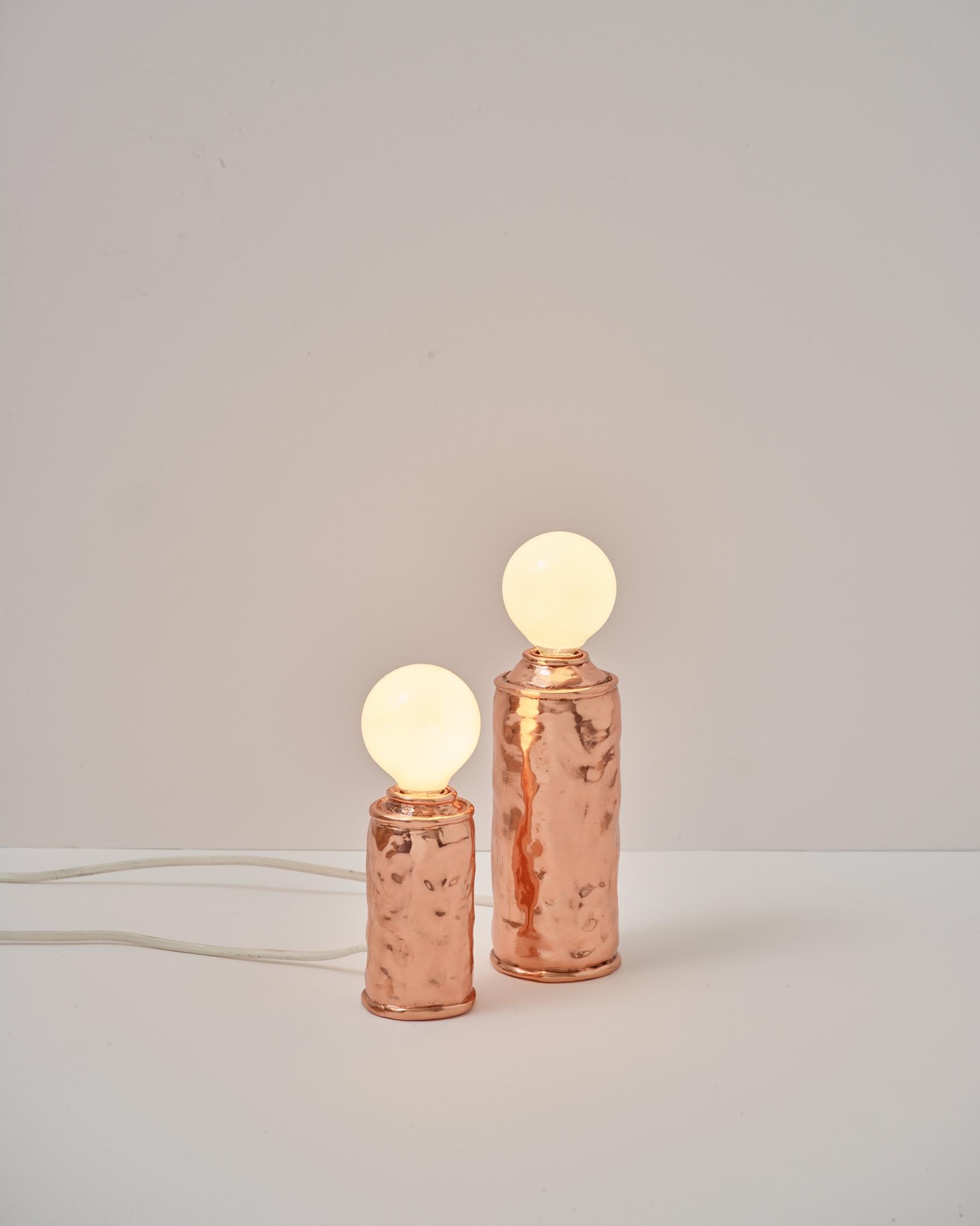 Niccoló Spirito
Table lamp 
Bombolamp lighting collection

Each piece is accompanied by a Certificate of Authenticity signed by the author.

BOMBOLAMP is a series of table lamps made using exact copies of different types of spray paint cans.