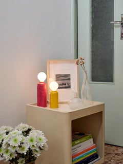 Contemporary Table Lamp by Niccolo Spirito / Ceramic Spray Paint Can Shape