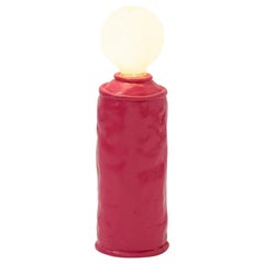 Contemporary Table Lamp by Niccolo Spirito / Ceramic Spray Paint Can Shape