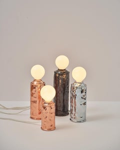 Contemporary Table Lamp by Niccolo Spirito / Mirrored Spray Paint Can Shape