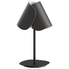 Lámpara de sobremesa contemporánea "Flip" de Sebastian Herkner X AGO, Gris antracita
