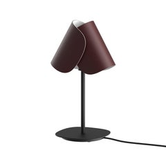 Contemporary Table Lamp 'Flip' by Sebastian Herkner X AGO, Chocolate