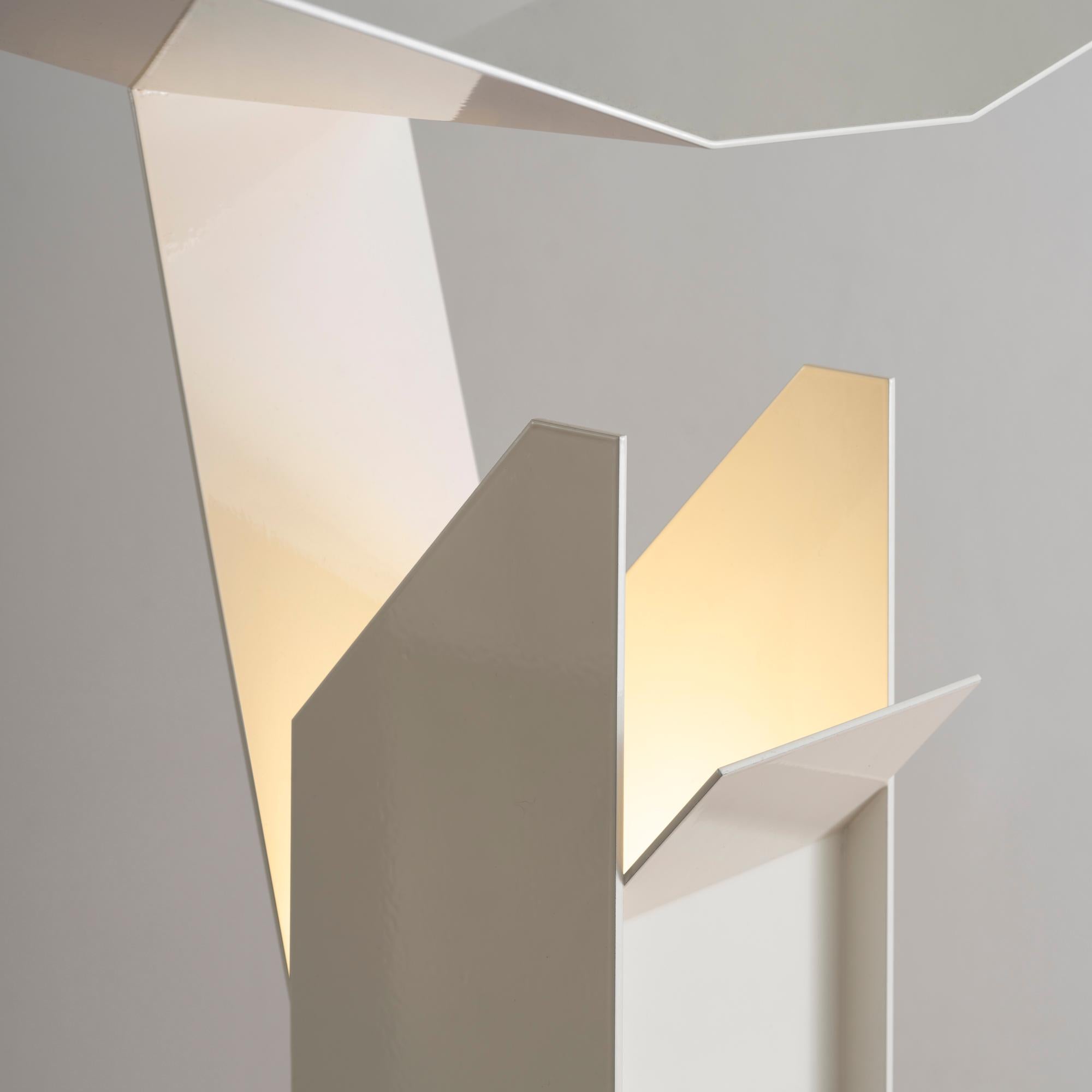 Lampe de table contemporaine en acier Foldes en vente 3
