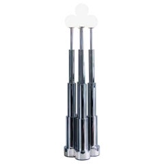 Contemporary Table Lamp 'Nebula-4' by TheShaw, Stainless Steel and Glass