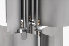Contemporary Table Lamp Petali by Hannes Peer in Iron and Brass