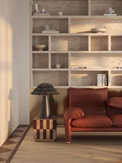 Lámpara de Sobremesa Contemporánea "Raíces del Hogar", Mediana, Beige