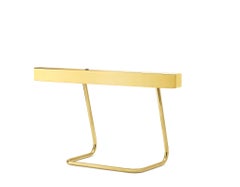 Zeitgenössische Tischleuchte 'T-Model' von Anour, Messing poliert