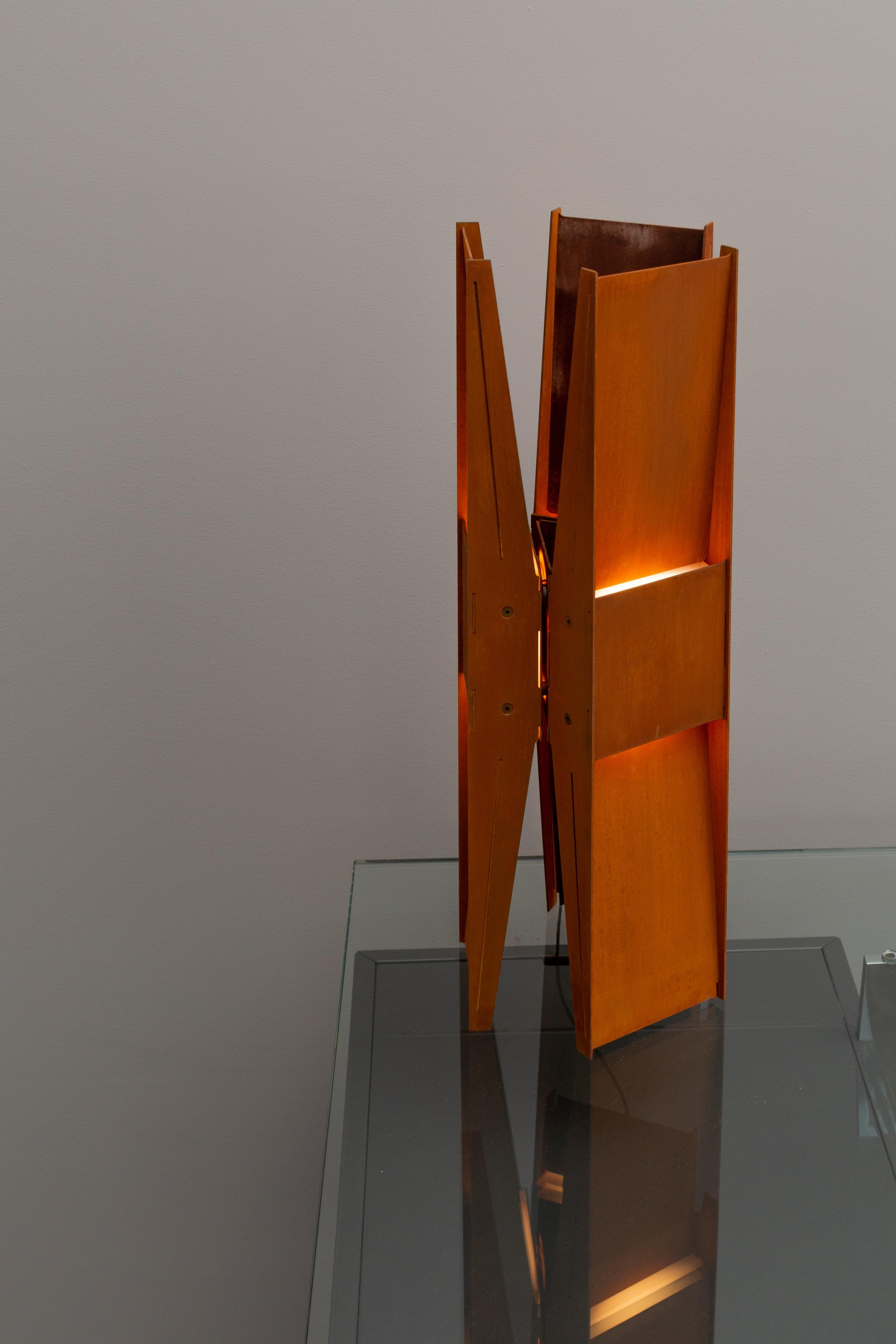 Lampe de table contemporaine 'Vector' par A-N-D, Black Steel en vente 3