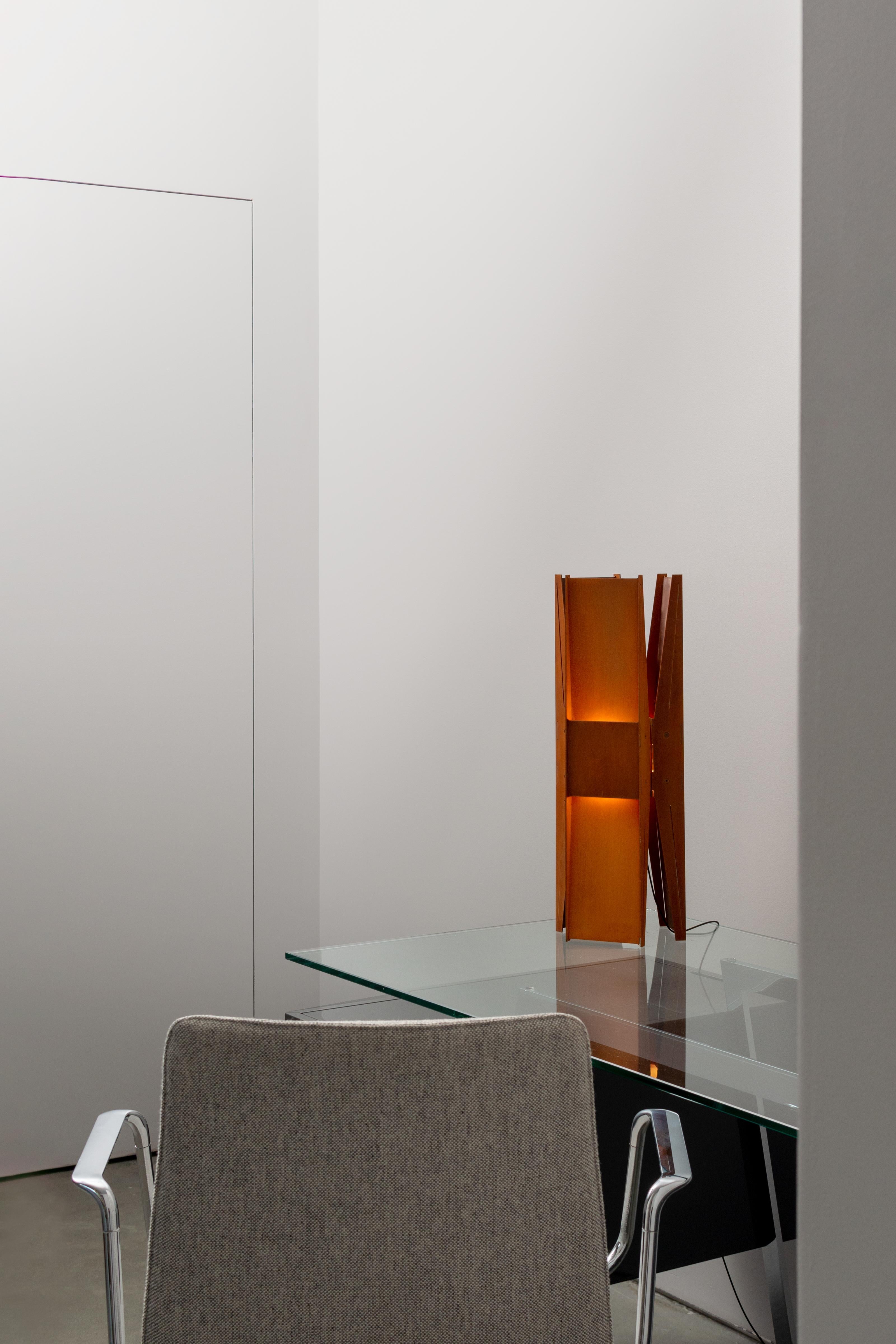 XXIe siècle et contemporain Lampe de table contemporaine 'Vector' par A-N-D, Black Steel en vente