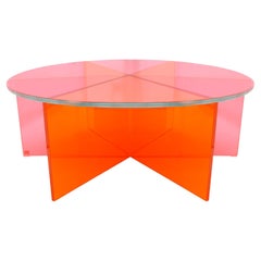 Contemporary Johanna Grawunder Table XXX Edited by Glass Italia Pink Glass Table