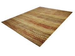 Alfombra de diseño moderno contemporáneo anudada a mano en lana y seda Colección Djoharian