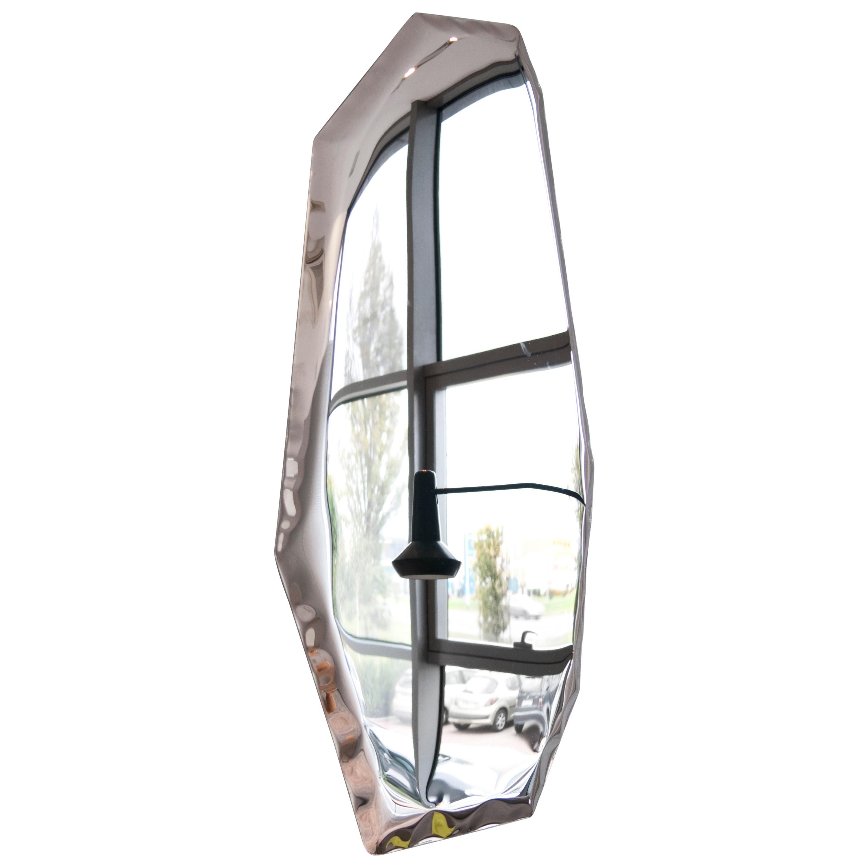 Mirror 'Tafla C4' in Polished Stainless Steel by Zieta For Sale