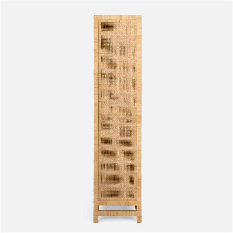 rattan tall cupboard