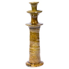 Bougeoir contemporain en terre de Tamagroute - Maroc