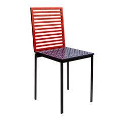 Contemporary Tanit Classic Chair in Bicolored Aluminum, Manhattan Version