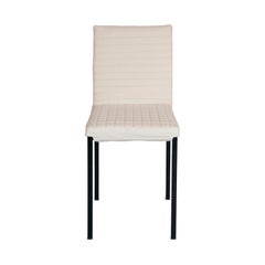 Contemporary Tanit Soft Chair with White Linen Cover