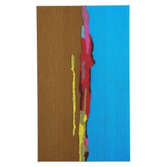 Contemporary Tapestry Wall Panel Embroidery Multicolour Uno