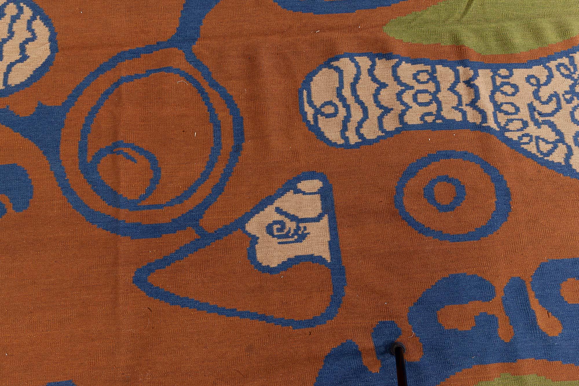 Modern Contemporary Tattoo Rug by Kim Alexandriuk for Doris Leslie Blau For Sale