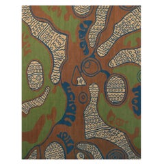 Contemporary Tattoo Rug by Kim Alexandriuk for Doris Leslie Blau
