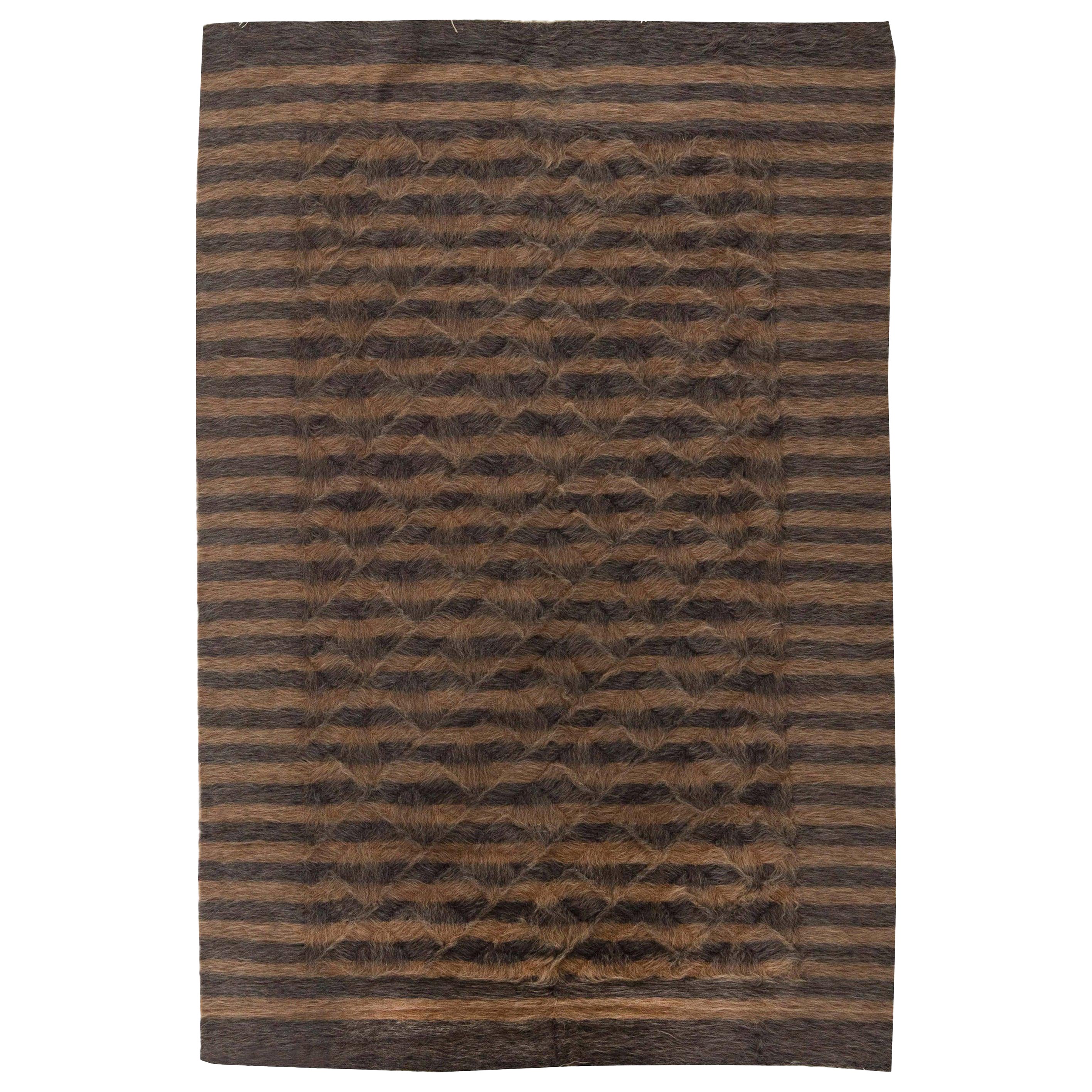 Contemporary Taurus Collection Striped Rug by Doris Leslie Blau For Sale