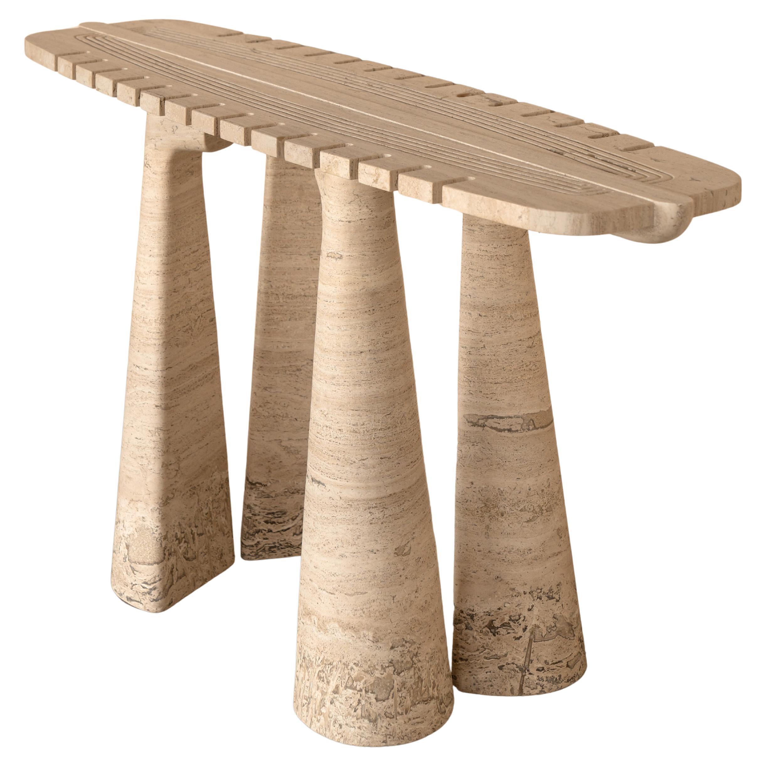 Contemporary Tecale Console